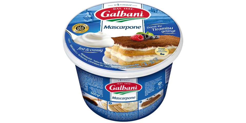 Galbani Mascarpone 500g Tiramisu Sahne